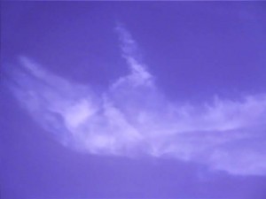 Hand of God in sky photo
