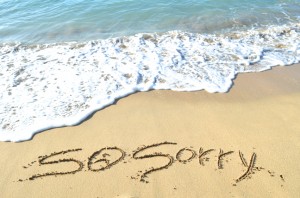 So Sorry on beach