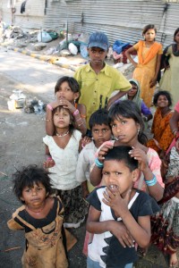 Streetside Beggar People