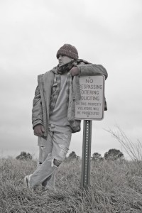 Homeless Series - No Trespassing