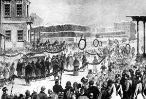 Dostoevsky's funeral procession