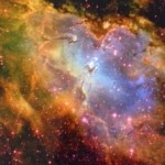 A photo from the Hubble Spacecraft