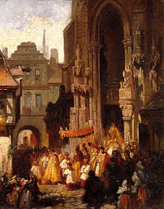 Corpus Christi procession by Carl Emil Doepler